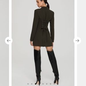 Good American Corset Back Blazer Dress - Size 0